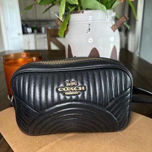 Coach Quilted Leather Belt Bag